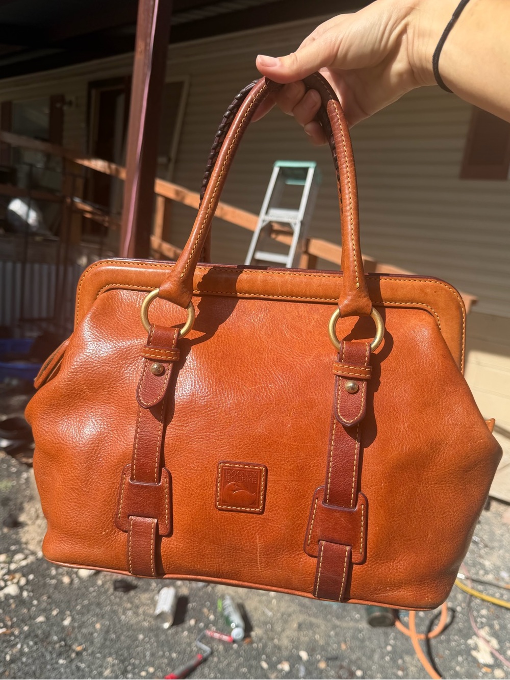 Vintage Dooney & Bourke Florentine Mitchell Satchel